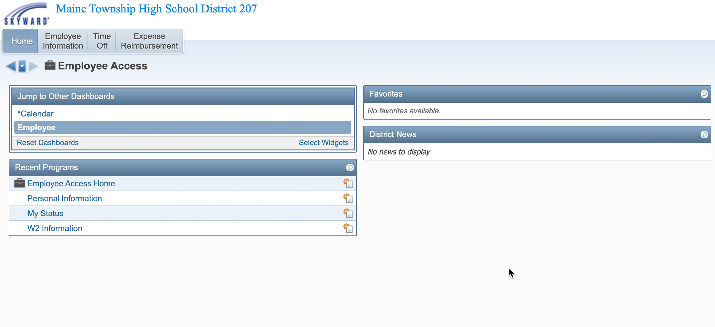 Skyward Login Issues Maine Township High School District 207